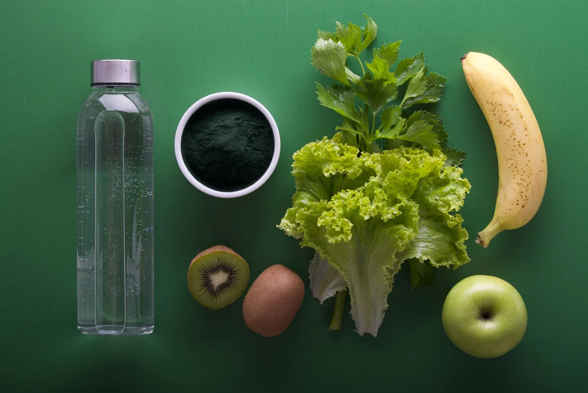 Batido detox de verduras verdes