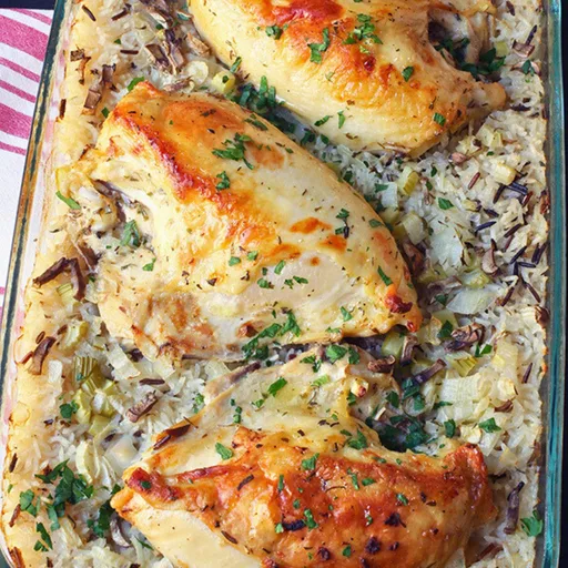 Chicken and Wild Rice Bake