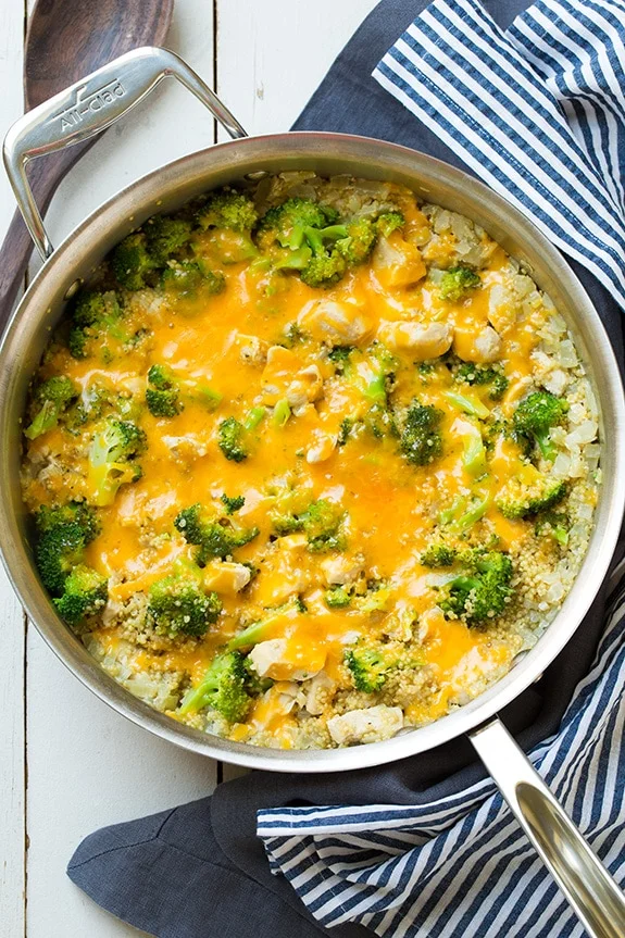 Cheesy Chicken Broccoli and Quinoa