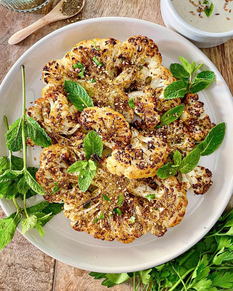 Grilled Zaatar Cauliflower