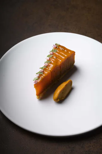 Carrot tarte Tatin