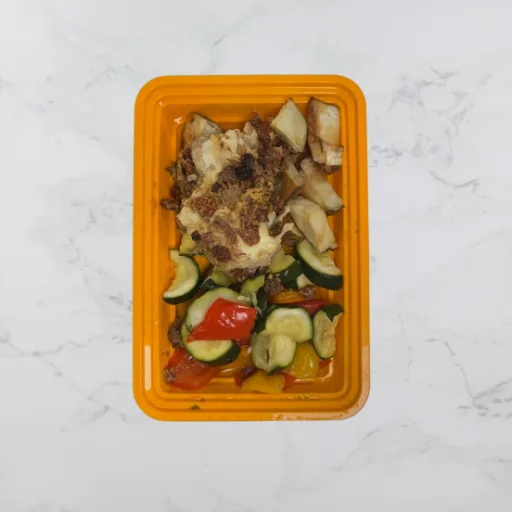 Frango recheado caprese com balsâmico