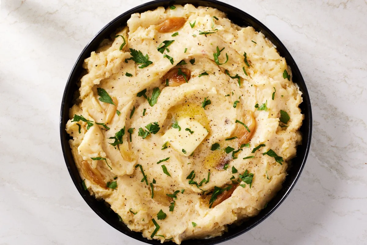 Purê de batatas com alho