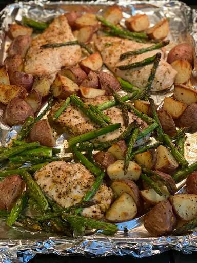 Sheet Pan Rosemary Garlic Chicken