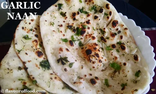 Garlic Naan Recipe | Tawa Naan Recipe – Flavour of Food