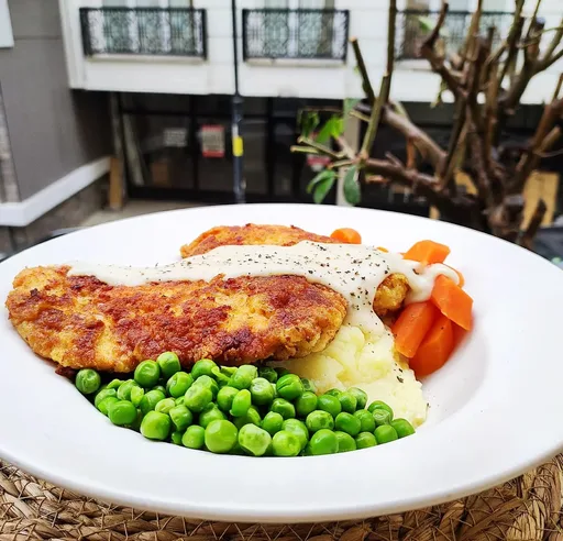 Bife frito à moda sulista