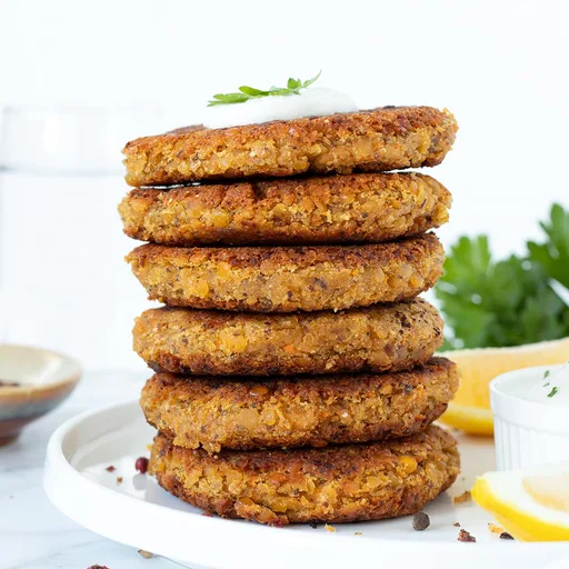 Red Lentil Patties (Vegan & Gluten-Free Fritters)