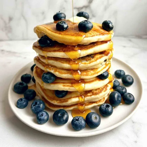 Fluffy Blueberry Pancakes