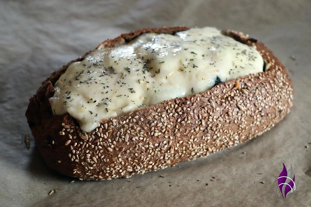 Pane ripieno di verdure