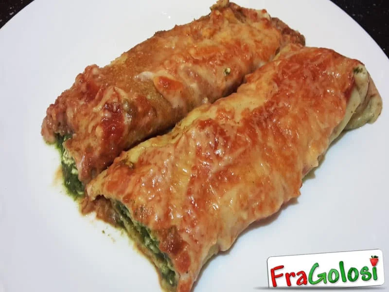 Spinach and ricotta crêpes