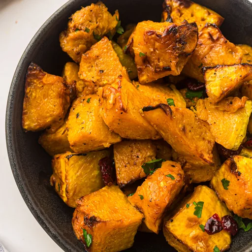 Zucca invernale nella friggitrice ad aria