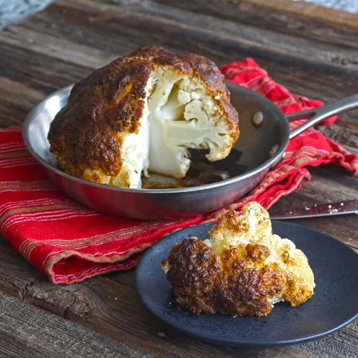Whole Roasted Cauliflower with Za'atar