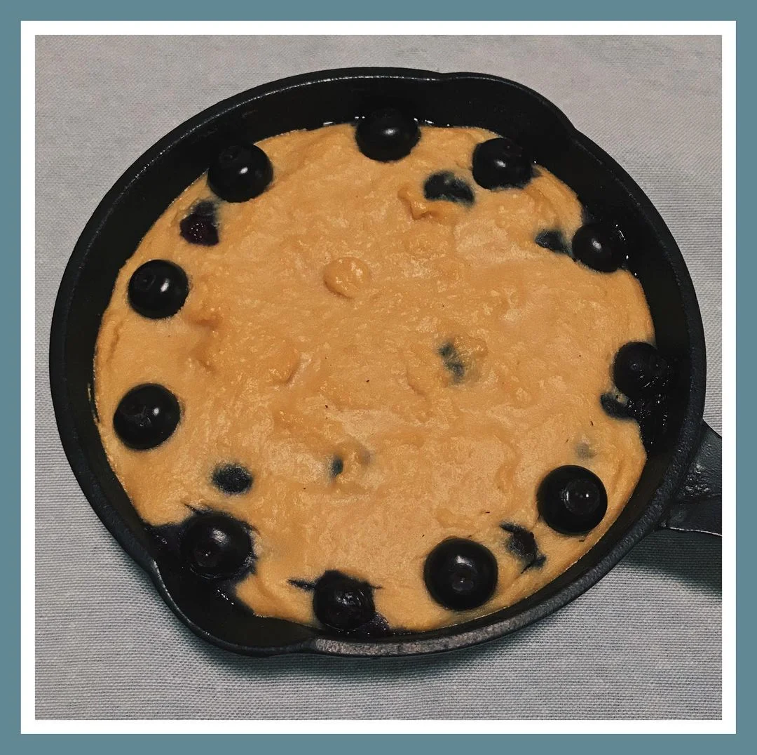 Pb & Jam Skillet Cake