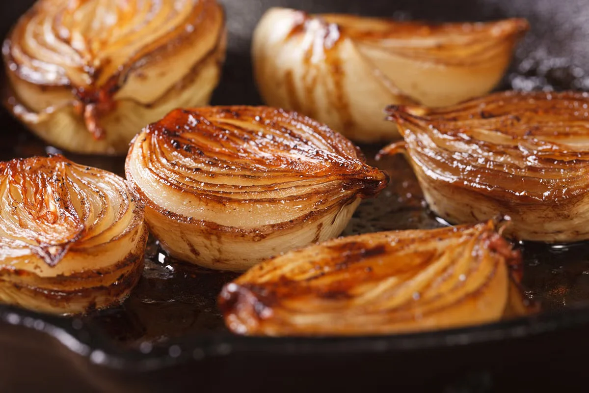 Roasted onions