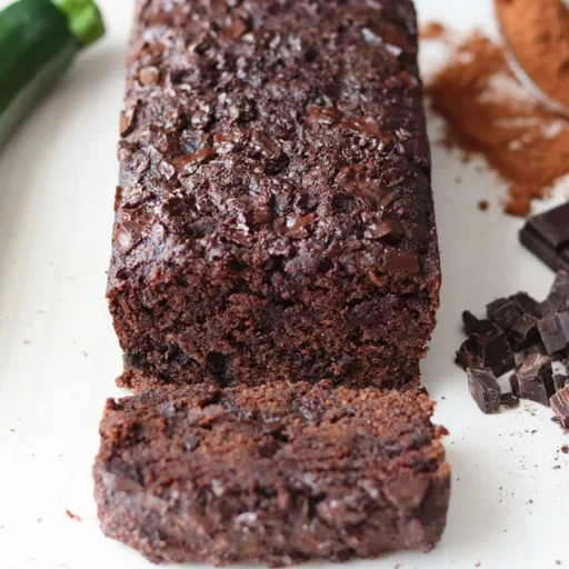Pane al cioccolato e zucchine senza glutine con farina di mandorle
