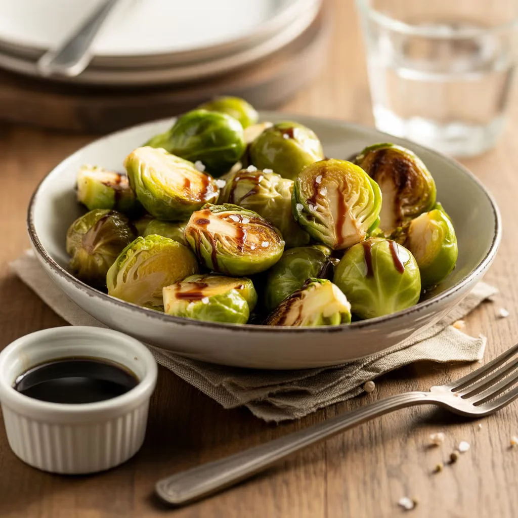 Balsamic Brussels sprouts