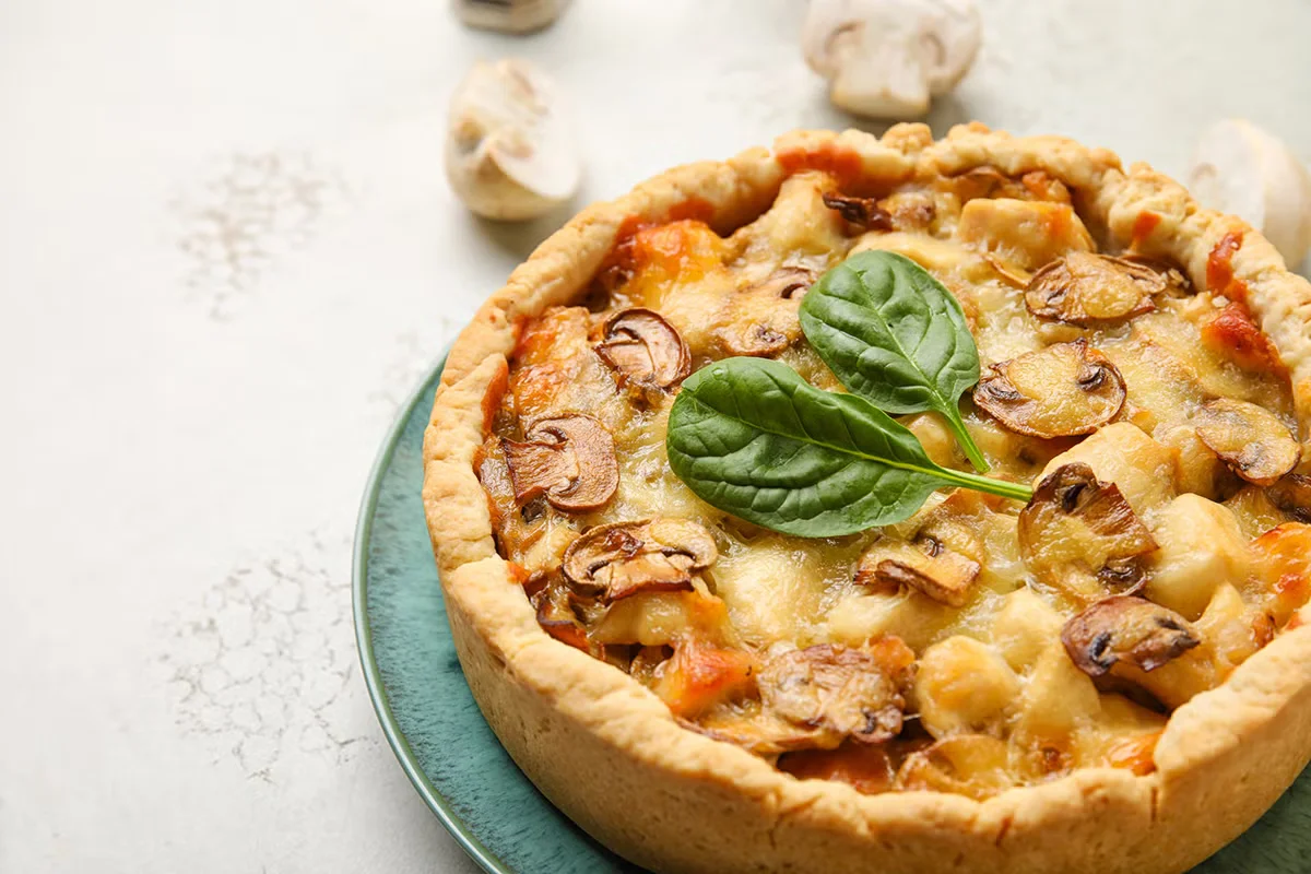 Mushroom tart