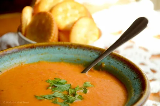 Spicy Red Bell Pepper Cream Soup