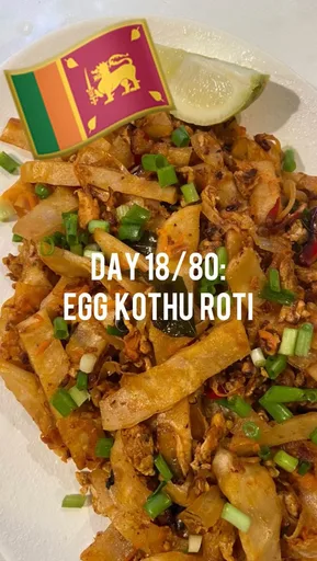Chopped roti (Kothu Roti)