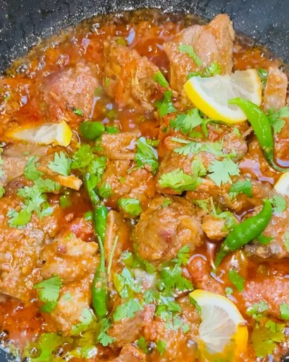 Dhaba Style Mutton Karahi