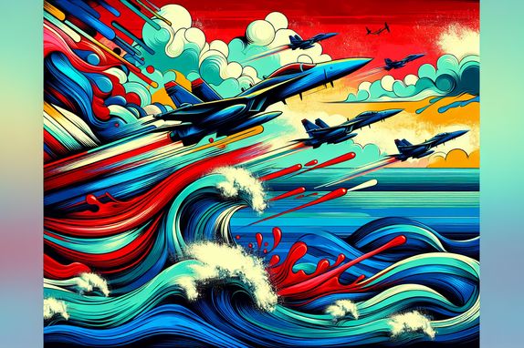 Navy's New Dive Team: Fighter Jets in the Red Sea