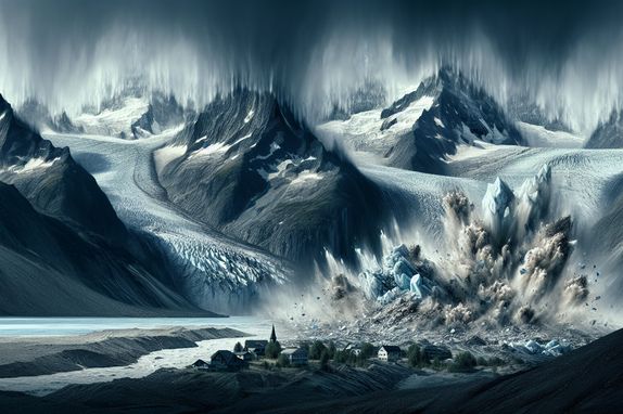 Swiss Village Devastated by Glacier Collapse and Mudslide