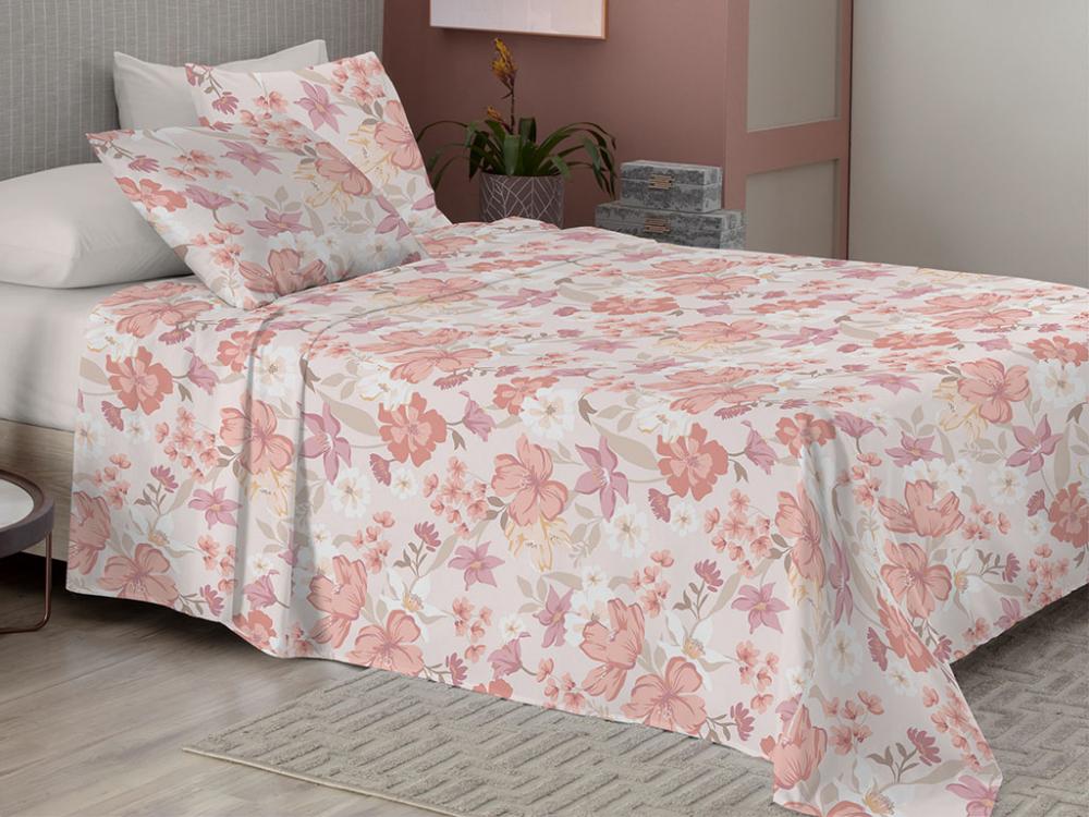 JG CAMA MICRO COTTON PLANO 3 pçs - SOLTEIRO SORTIDO