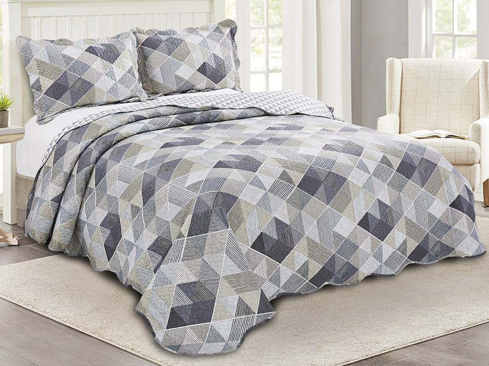 Colcha Evolution Patchwork Solteiro 160x230 Morzine *FL*