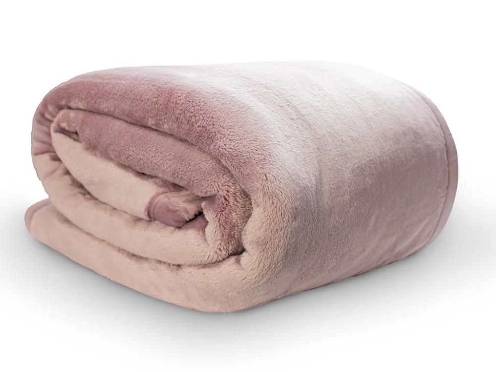 Cobertor Neo Flannel 600 Solteiro 150x220 Rose 16-1806