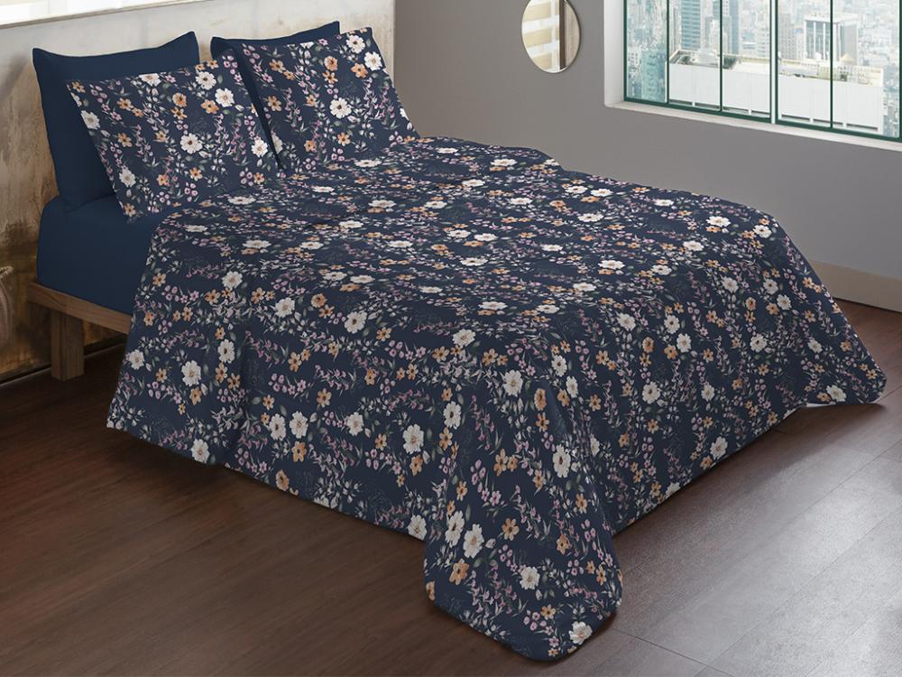 Jg Cama Micro Cotton Plano 3 Pçs - Solteiro Sortido