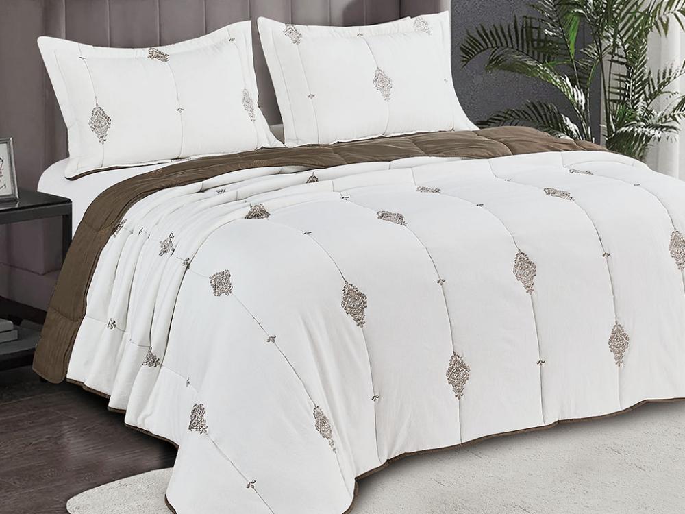 Colcha Neo Luxor Casal 220x240 Chumbo 18-0601