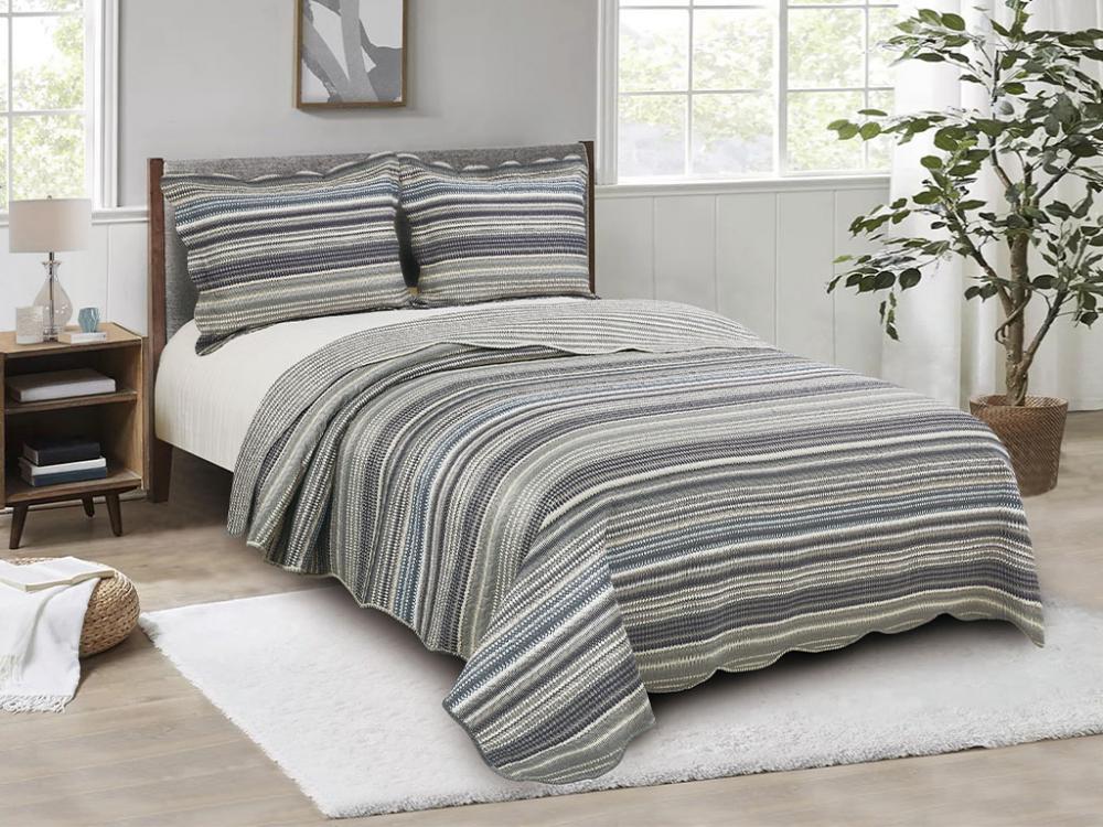 Colcha Evolution Patchwork Casal 220x240 Quartz *FL*