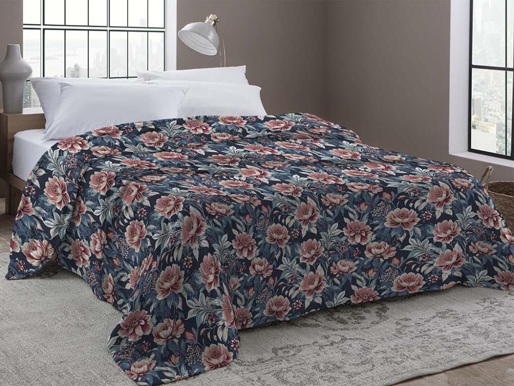 Manta Outlet Estampada Floral 180 Cm X 200 Cm Sortido