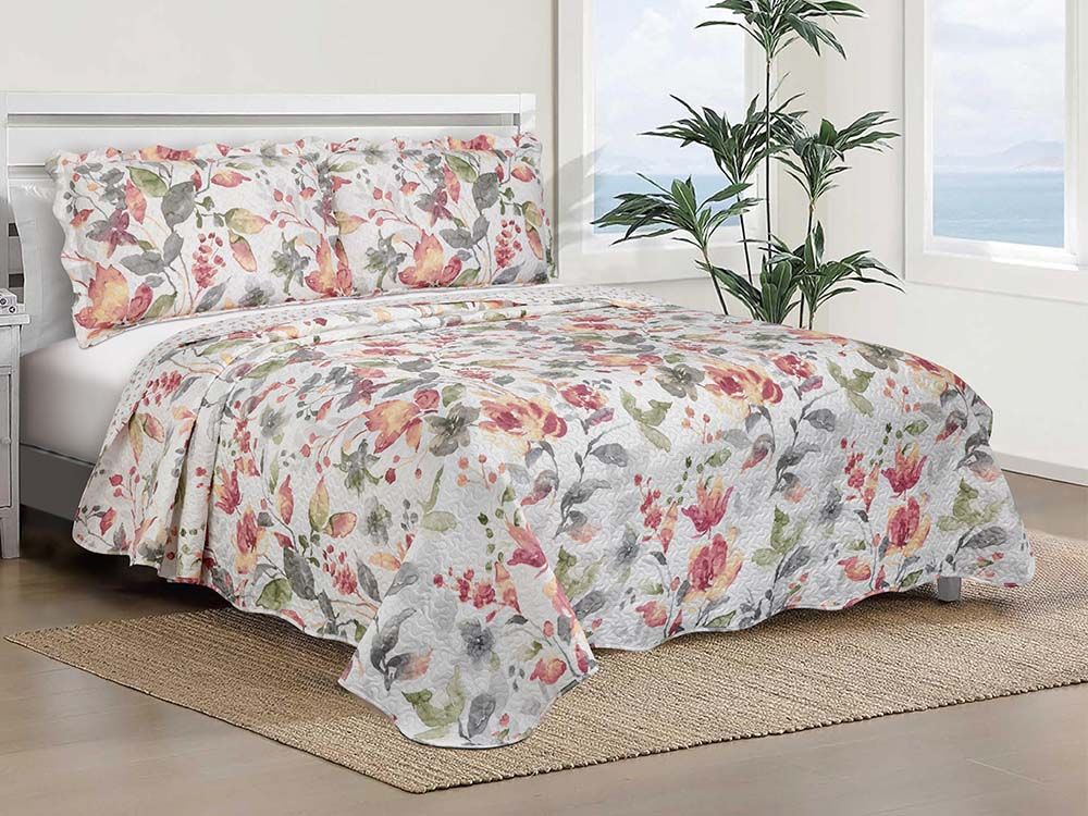 Colcha Evolution Patchwork Casal 220x240 Quartz *FL*