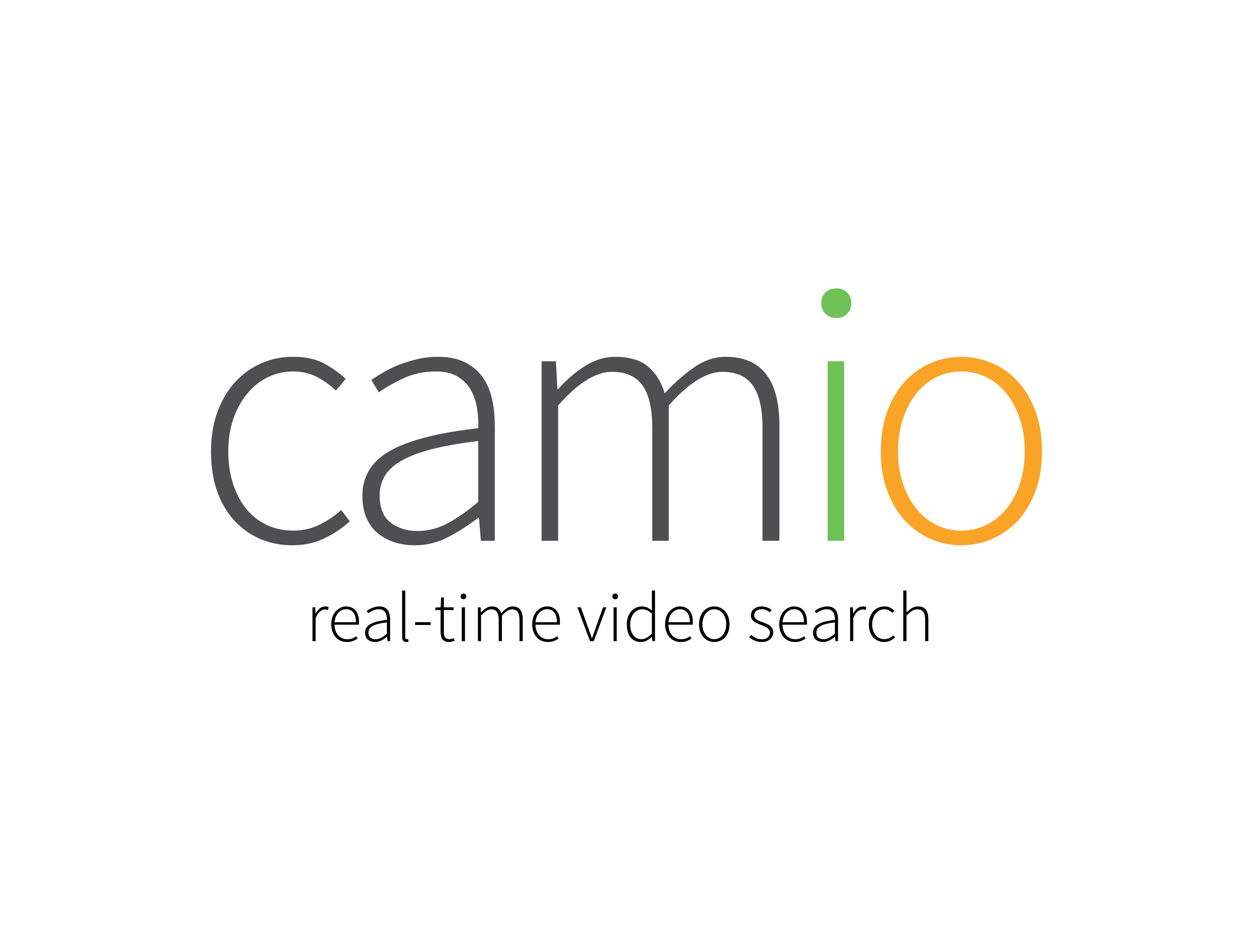 camio logo text with tagline