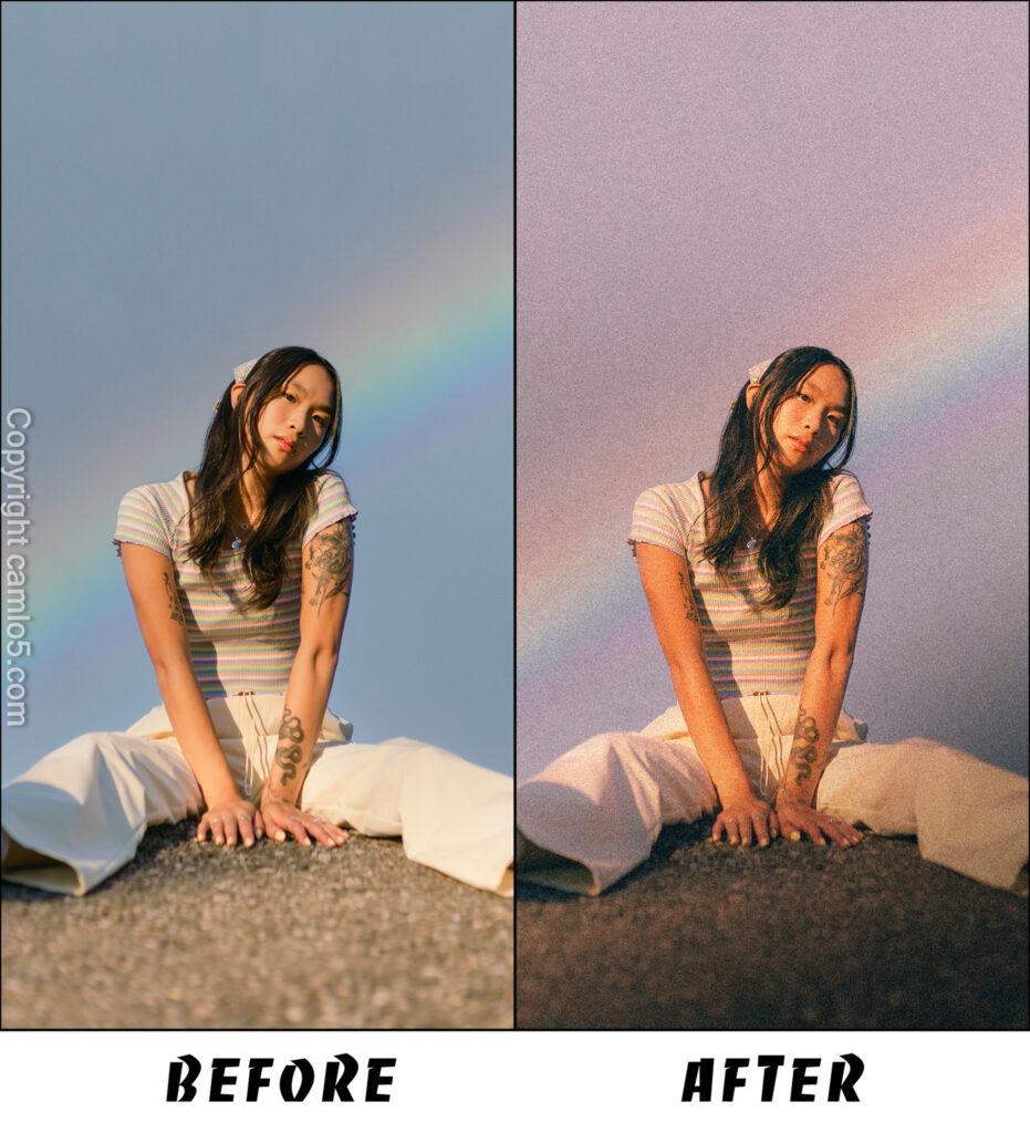 preset mau phim, noise