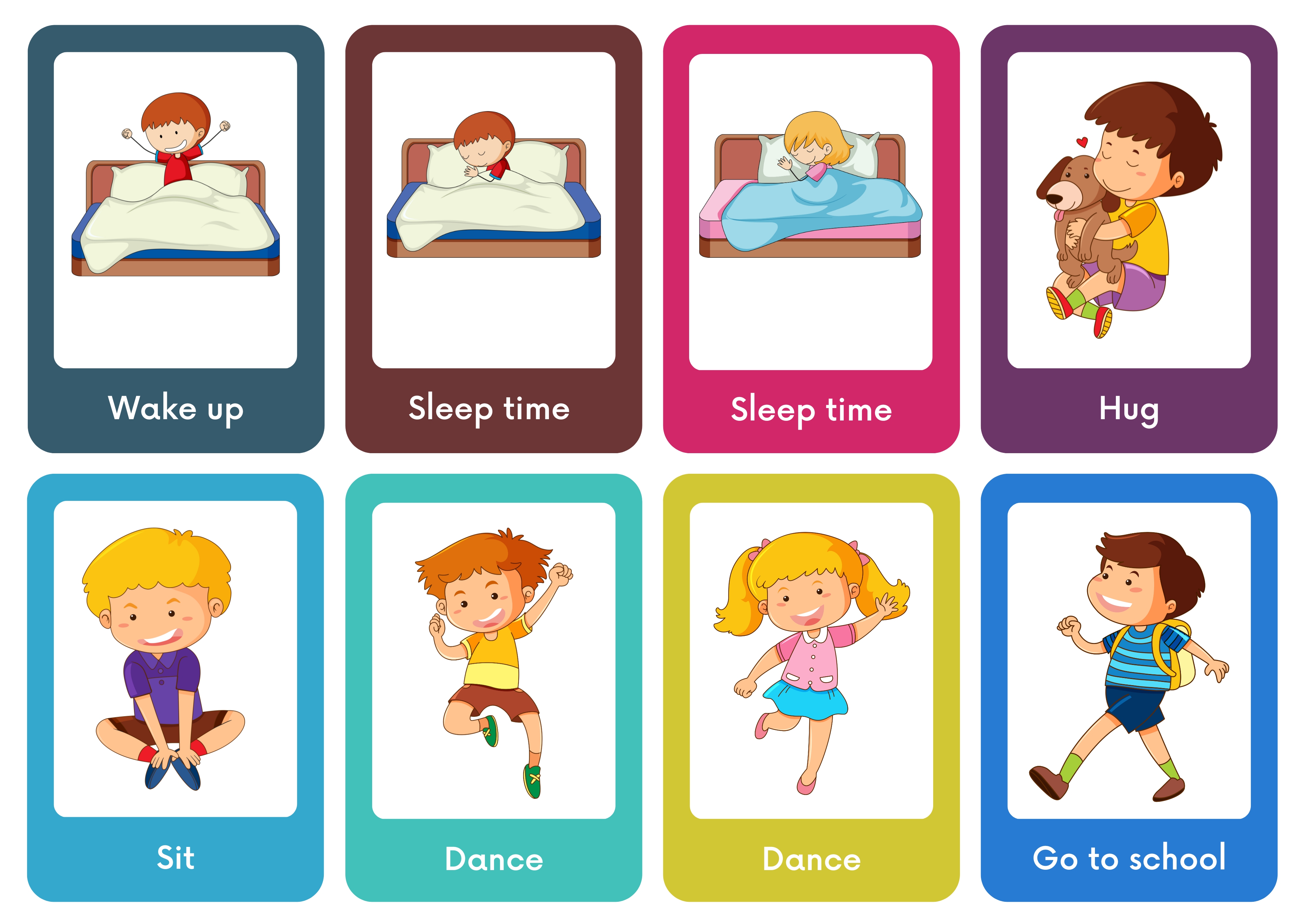 a group of children playing and doing different activities in a room