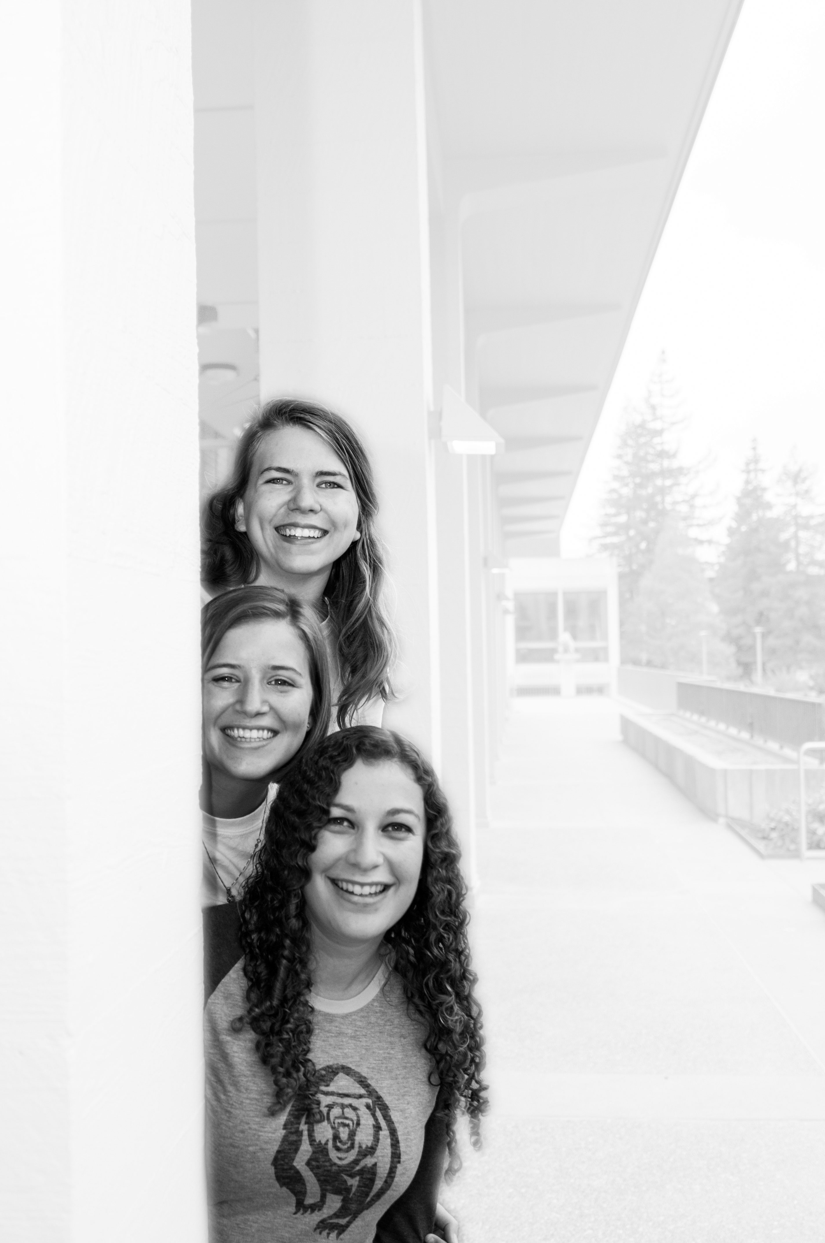 Photo of three women smiling.