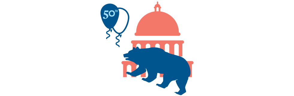 Illustration of a bear and balloon superimposed over the U.S. Capitol.