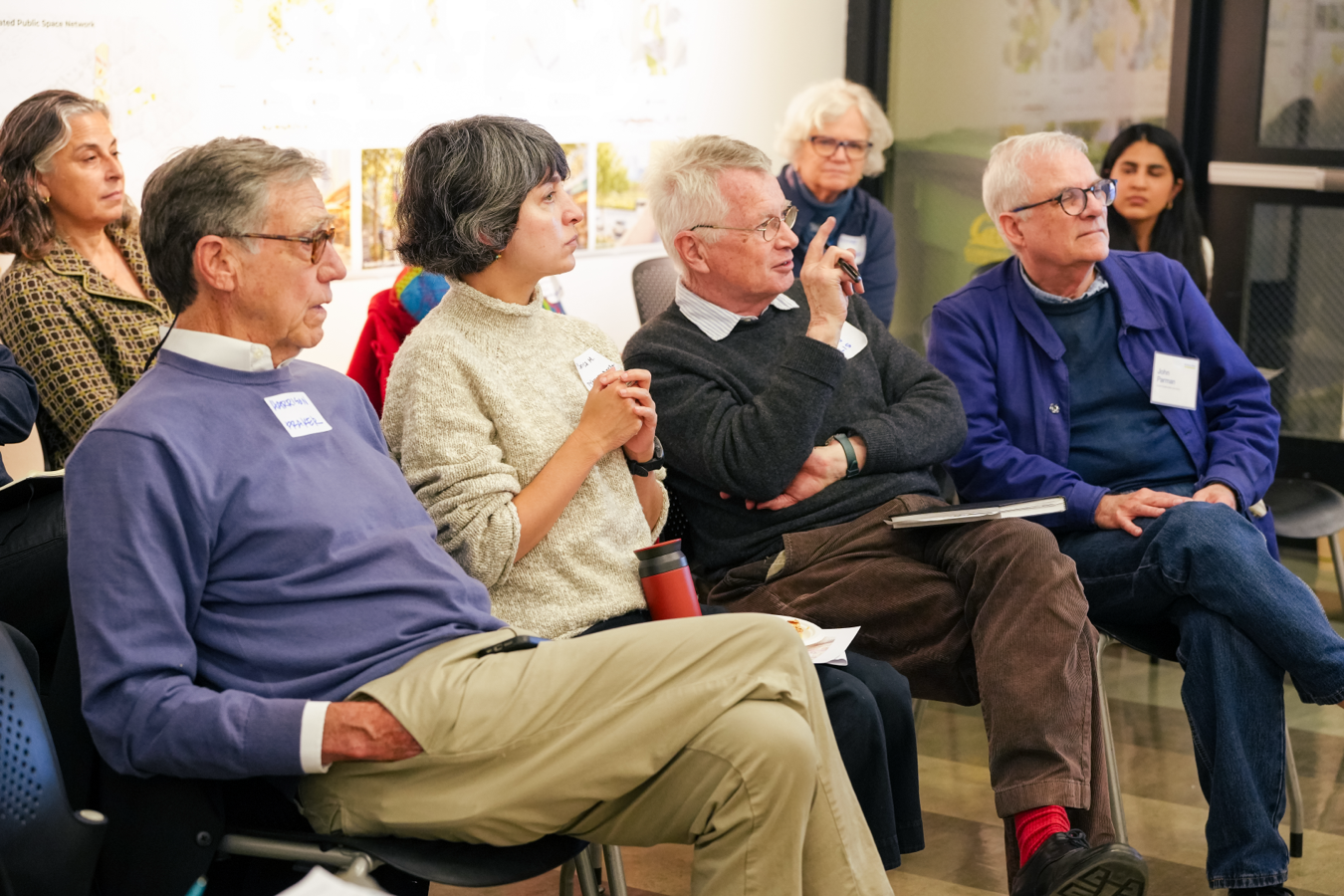 Photo of critics at a review