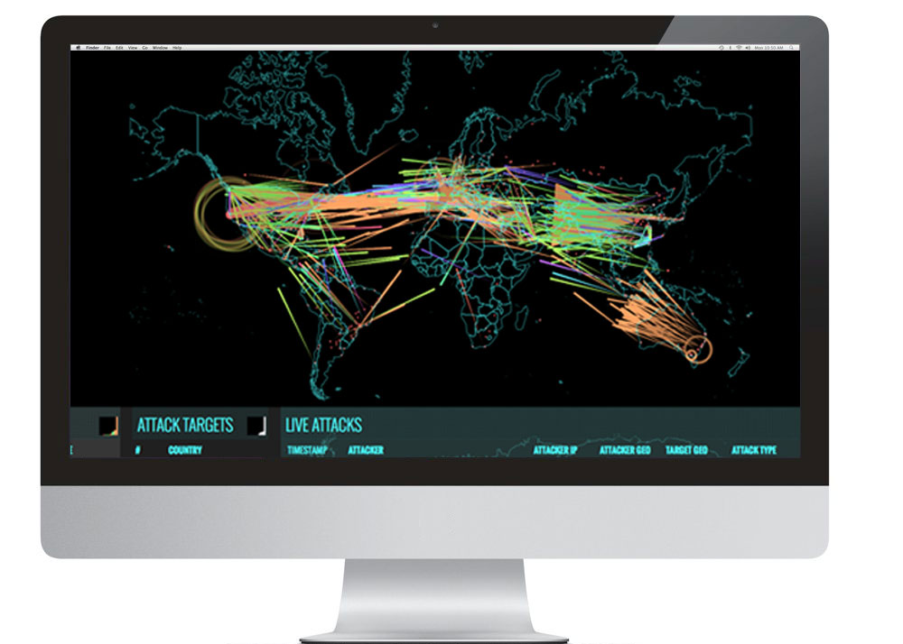 Illustration showing the dense interconnectedness of the world.