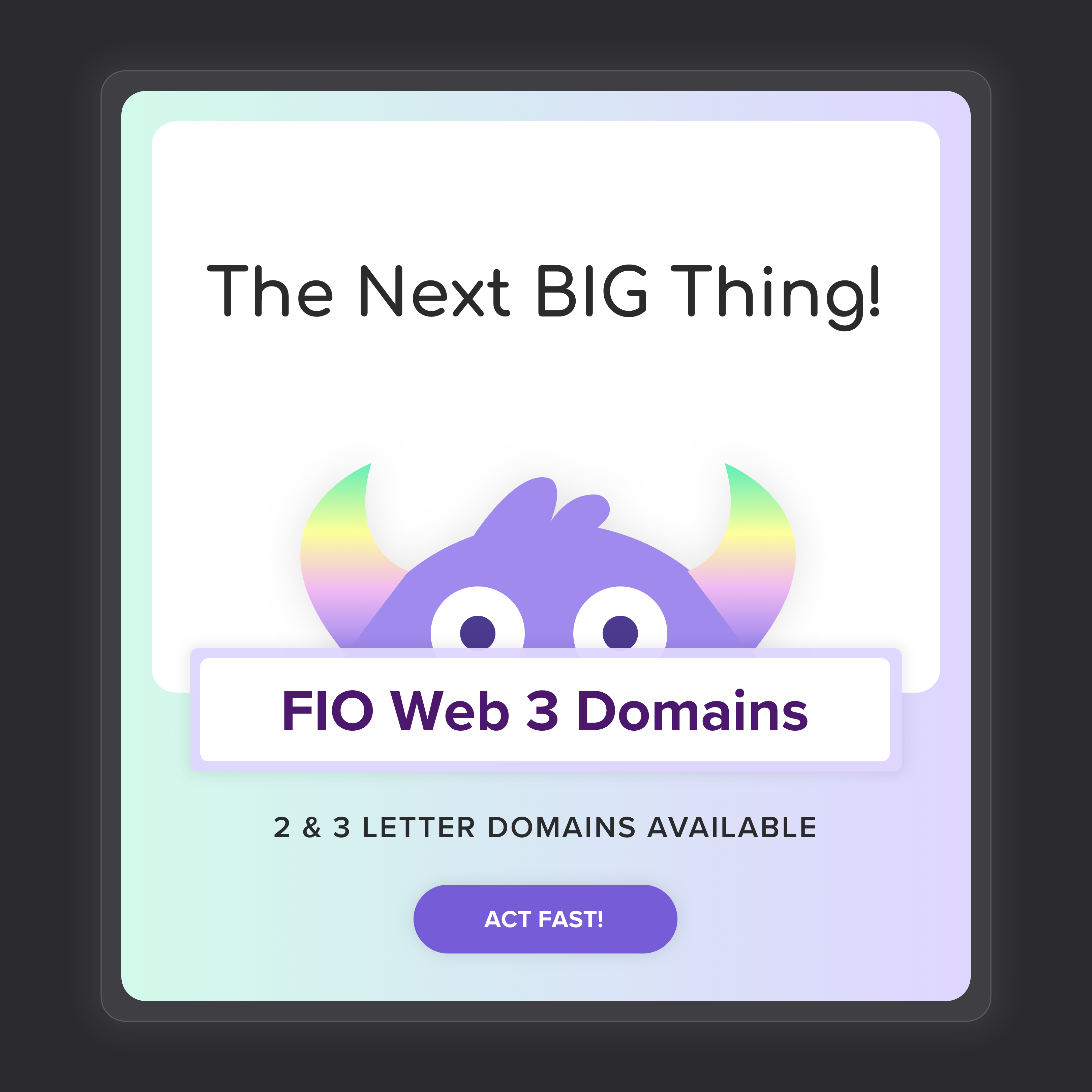 Nft FIO Domains: The Next Big Thing