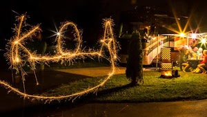 Red Bluff KOA campground near Red Bluff, California