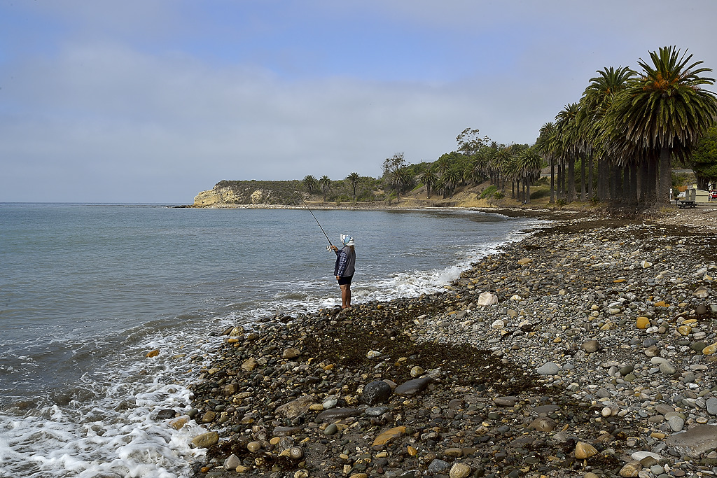 Refugio Campground campground at Refugio SB, California