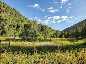 Burro Bridge campground at San Juan National Forest, Colorado