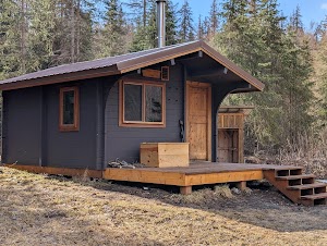 Caribou Creek Cabin campground near Seward,, Alaska
