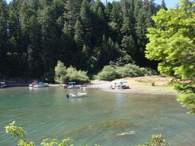 Fir Cove Campground Shoreline