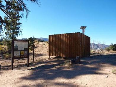 Vault Toilet at Ironwood Group Camp.