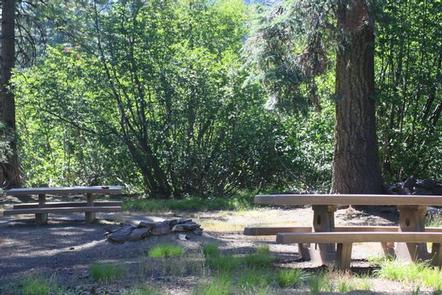 Camping at Masterson Group Campground in Mendocino National Forest, California