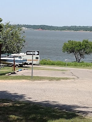 Osage Cove campground at Kaw Lake, Oklahoma